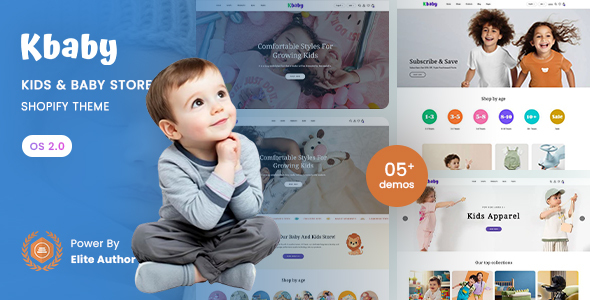 Kbaby – Kids Store  Baby Shop Shopify 2.0 Theme