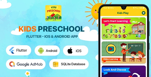 Kids Preschool – Flutter Android iOS Application