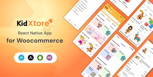 KidXtore – React Native App for Woocommerce