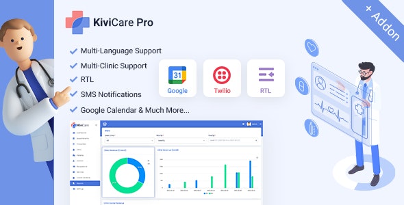 KiviCare Pro - Clinic  Patient Management System EHR (Add-on)