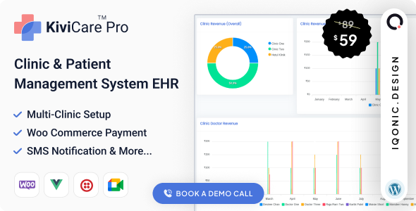 KiviCare(TM) Pro – Clinic and Patient Management System EHR (Add-on)