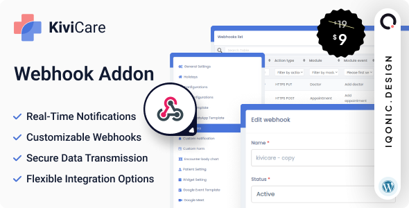 KiviCare(TM) Webhook (Addon)