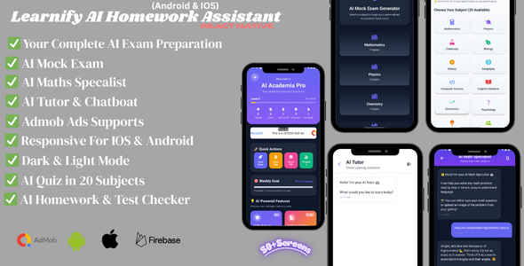 Learnify – AI Homework Assistant (Android  iOS)