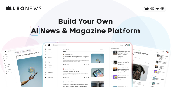 LeoNews – AI News, Viral Magazine Newspaper KingMedia Theme