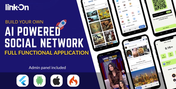 LinkOn – AI Powered Social Network Platform APP