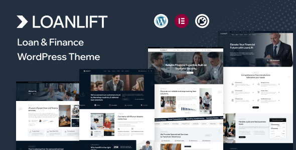 Loanlift – Loan  Finance WordPress Theme