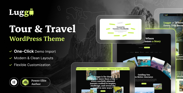 Luggo – Tour and Travel Agency WordPress Theme