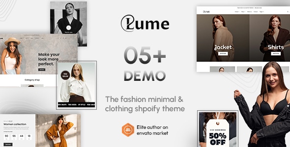 Lume – The Minimal Fashion  Clothing Shopify Theme