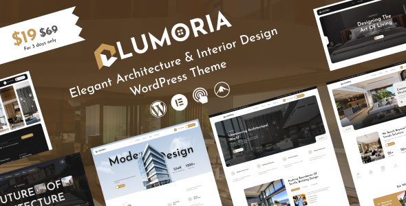 Lumoria –  Architect, Construction WordPress Theme