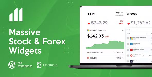 Massive Stock Market  Forex Widgets