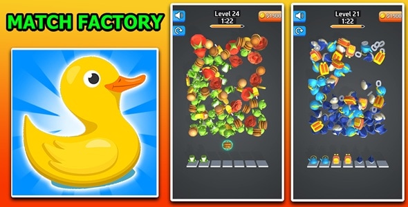 Match Factory Sort – Triple Match 3D Puzzle Game Unity Code