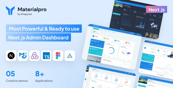 MaterialPro – Next.js Admin Dashboard
