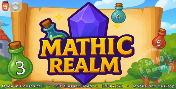 Mathic Realm – HTML5 Math game