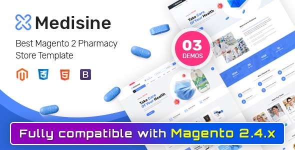 Medisine – Drug and Medical Store Magento 2 Theme