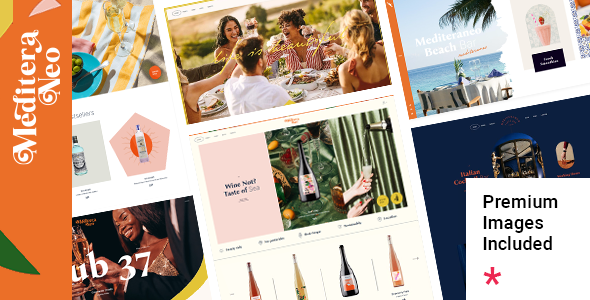 Mediteraneo – Restaurant, Bar  Drink Brand WordPress Theme