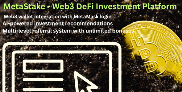 MetaStake – Web3 DeFi Investment  Staking Platform with AI  Referral System