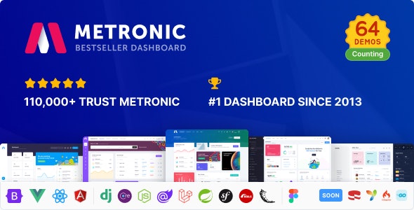 Metronic | Tailwind, Bootstrap, React, Vue, Angular, Asp.Net  Laravel Admin Dashboard HTML Template
