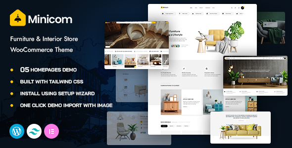 Minicom – Furniture  Interior Store WooCommerce WordPress Theme
