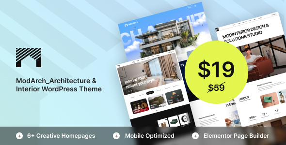 ModArch – Architecture  Interior WordPress Theme
