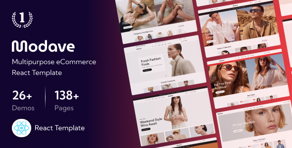 Modave – Fashion eCommerce React Template