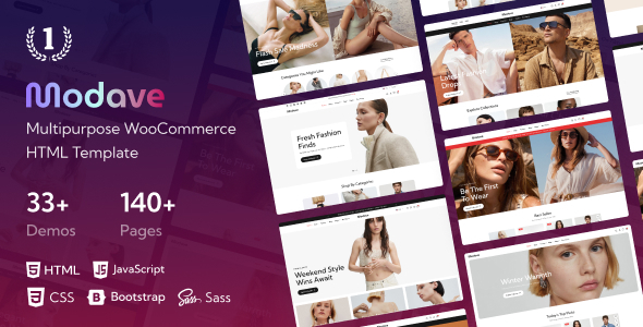 Modave – Multipurpose eCommerce HTML Template