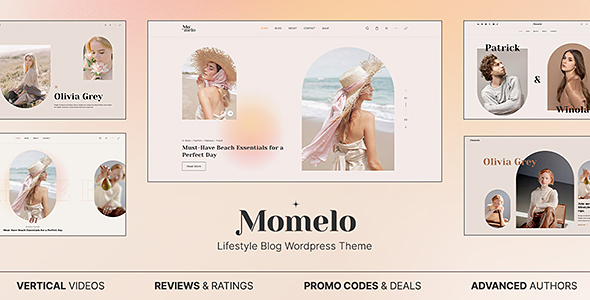 Momelo – Lifestyle Blog  Magazine WordPress Theme