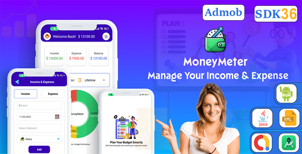 MoneyMeter – Android Expense Tracker, Budget Planner  Money Manager App