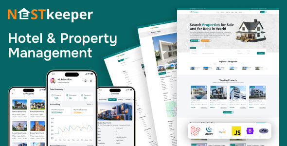 NestKeeper – Hotel  Property Management System with Multiple Payment Gateway Addon