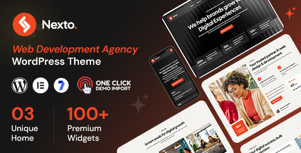 Nexto – Web Development Agency WordPress Theme