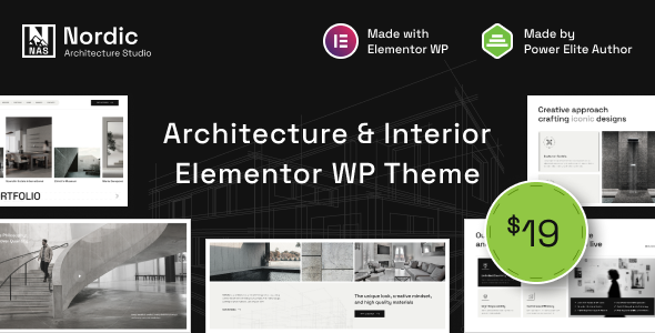 Nordic – Architecture  Interior Design WordPress Theme
