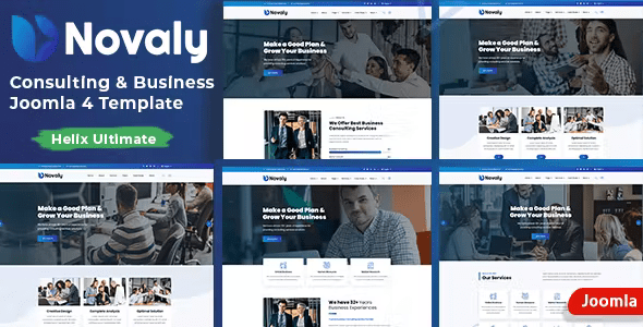 Novaly – Consulting Business Joomla 6 Template