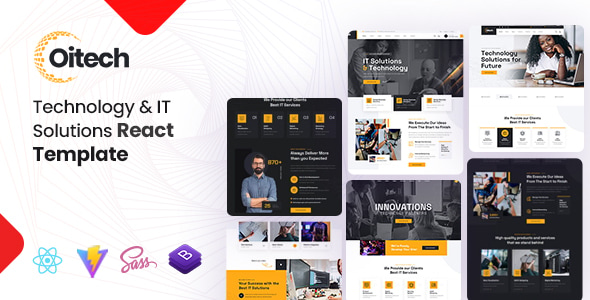 Oitech – Technology IT Solutions React Template