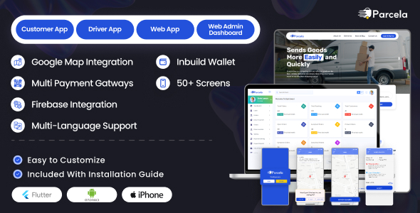 On-Demand Courier  Parcel Delivery App | Complete Delivery Management System