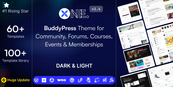 One – BuddyPress Theme for Membership  Community Sites