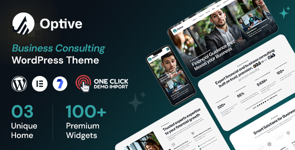 Optive – Business Consulting WordPress Theme