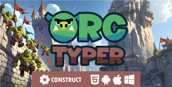 Orc Typer – HTML5 Mobile Game