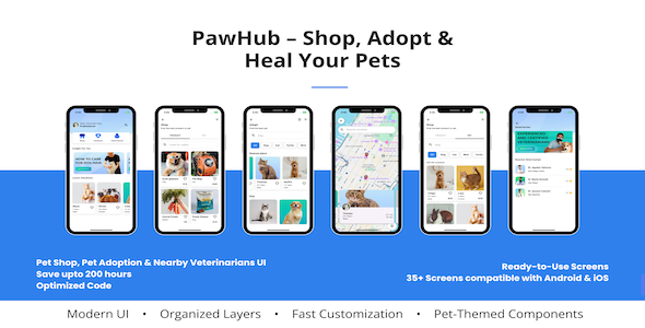 PawHub – Shop, Adopt  Heal Your Pets