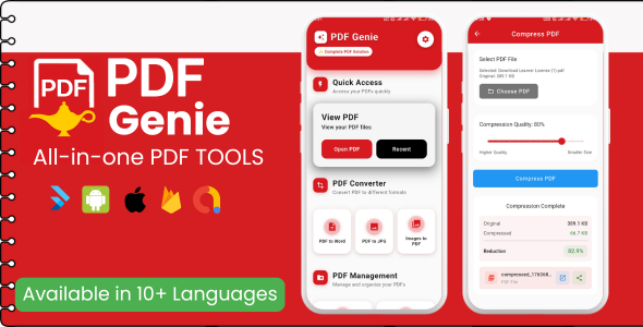 PDF Genie – Complete PDF App for Android  iOS