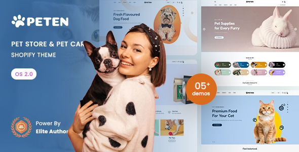 Peten – Pet Store  Pet Care Responsive Shopify 2.0 Theme