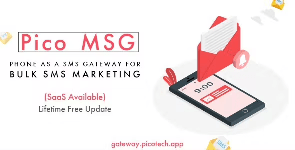 PicoMSG – Phone As an SMS Gateway For Bulk SMS Marketing