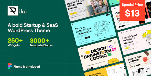 Piku – Startup  SaaS WordPress Theme