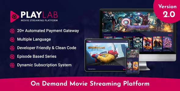 PlayLab – On Demand Movie Streaming Platform