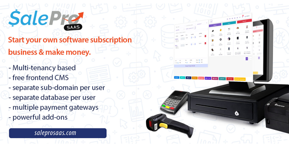 POS SaaS Add-on for SalePro – Multi-Tenant Inventory  Billing Module