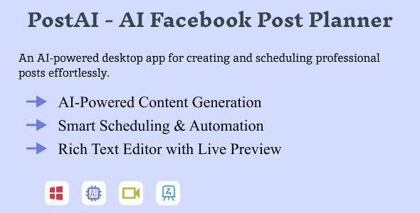 PostAI – AI Facebook Post Planner