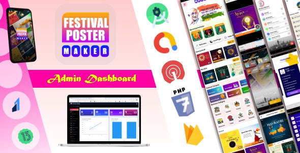 Poster Banao – Poster Maker ,Festival  Business  Political , AdBanao Clone Poster Maker App