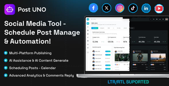 PostUno – Smart Social Media Campaign  Calendar Planner with AI Automation