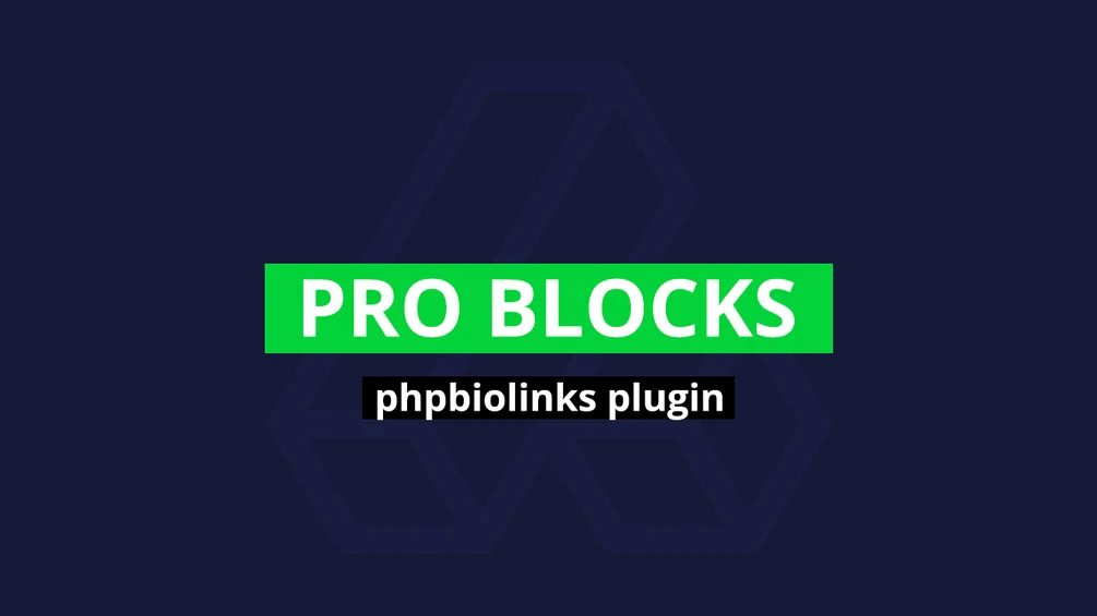 Pro Blocks Pack – 66biolinks Plugin