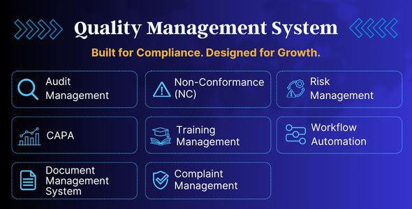 Pro QMS – Advanced Quality Management System