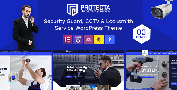 Protecta – Security and CCTV WordPress Theme