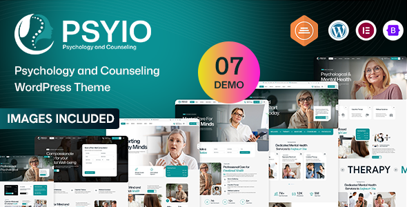 Psyio – Psychology  Counseling WordPress Theme